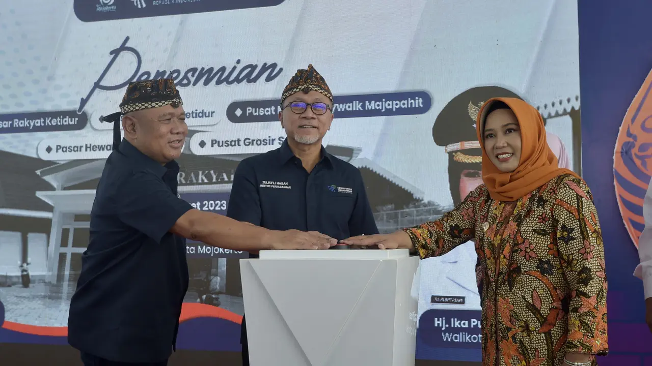 Zulkifli Hasan Peresmian Pasar Tematik.