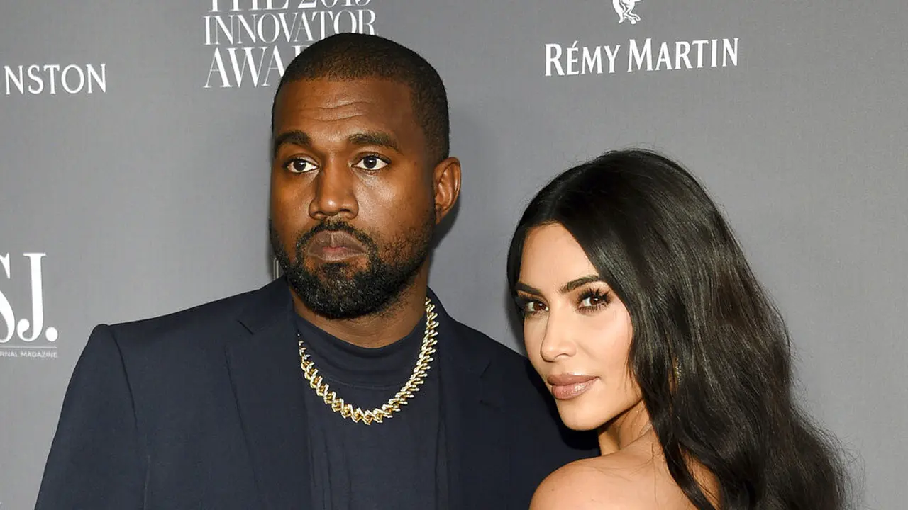 Kanye West dan Kim Kardashian. (Evan Agostini/Invision/AP, File)