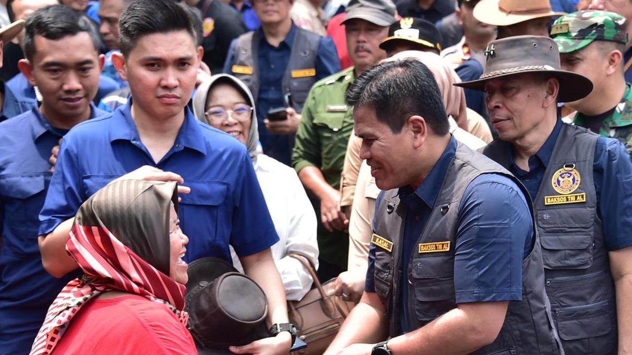 TNI AL Gelar Pengobatan Gratis, Bakti Sosial, dan Makan Bergizi Gratis di Kabupaten Sukabumi