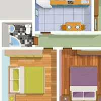 Ilustrasi Desain Rumah Ukuran 7x8 2 Kamar Tidur di Perkotaan (Photo by macrovector on Freepik)