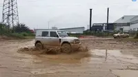 Chery iCar V23 saat sesi offroad di, Wuhu, Anhui, Cina (Liputan6.com/Jonathan Pandapotan Purba)