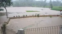 Banjir Luapan Sungai di Purabaya Sukabumi, Belasan Ternak Warga Hilang Terseret Arus