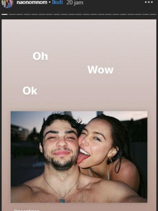 Naomi Zaskia unggah potret kemesraan Noah Centineo dan kekasihnya. (Instagram @naonomnom)