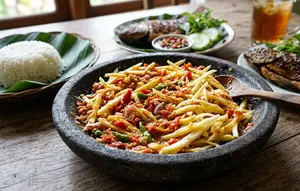 Cara Membuat Sambal Mangga Tetap Renyah dan Tidak Cepat Berair, Bikin Nagih
