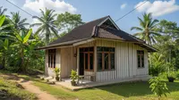 6 Desain Rumah Minimalis di Desa Atap Miring yang Estetik, Modern dan Fungsional