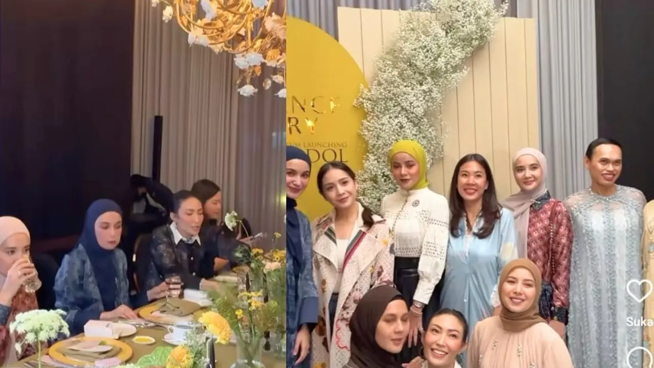 Potret buka puasa bersama Geng Cendol (Sumber: Instagram/@shireensungkar)