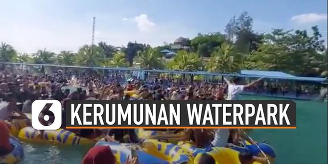 VIDEO: Viral Kerumunan di Waterpark Deli Serdang