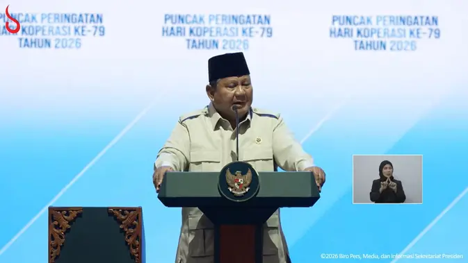 Prabowo Cerita Gagasan Pembentukan Koperasi Merah Putih