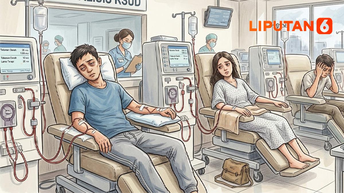 Infografis Kenaikan Angka Cuci Darah Anak Muda Indonesia dan Negara Tetangga hingga Penyebabnya