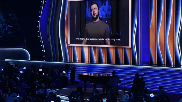Presiden Ukraina Muncul di Grammy Awards 2022, Bicara Musik dan Perang