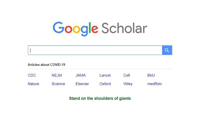 Laman Google Scholar