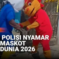 Tangkap Bandar Narkoba, Polisi Menyamar Jadi Maskot Piala Dunia 2026!