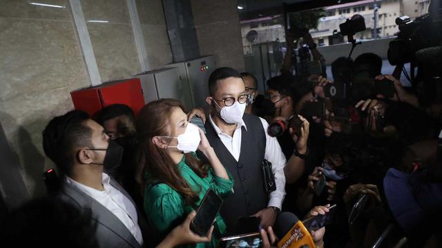 Tamara Bleszynski ditemanu kuasa hukumnya Djohansyah sambangi Bareskrim Polri