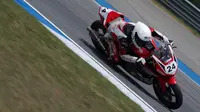 Davino Britani, pembalap AHRT di kelas AP250cc di ARRC 2025. (Dok. AHRT)