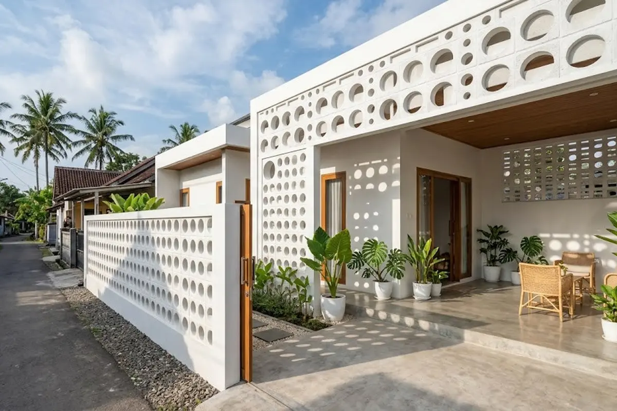Warna Pagar yang Cocok untuk Rumah Desa