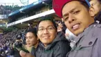 Evan Dimas bersama sahabatnya Fuguh Pangestu menjadi saksi kemenangan Espanyol dalam pertandingan La Liga melawan Deportivo La Coruna pada Sabtu (20/2/2016) waktu setempat.