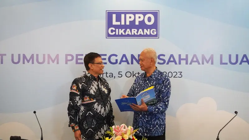 Rapat Umum Pemegang Saham Luar Biasa (RUPSLB) PT Lippo Cikarang Tbk (LPCK) pada Kamis, 5 Oktober 2023 di Jakarta. Dok LPCK)