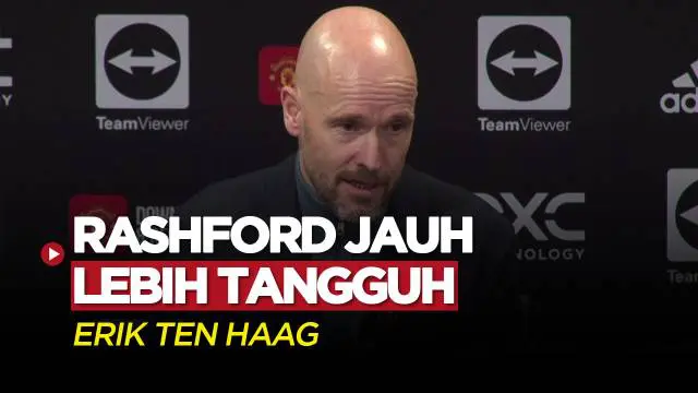 VIDEO: Erik ten Hag Komentari Marcus Rashford Usai Jadi Penentu Kemenangan MU
