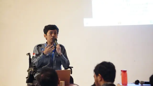 Direktur Organisasi Disabilitas BILiC, Zulhamka Julianto Kadir