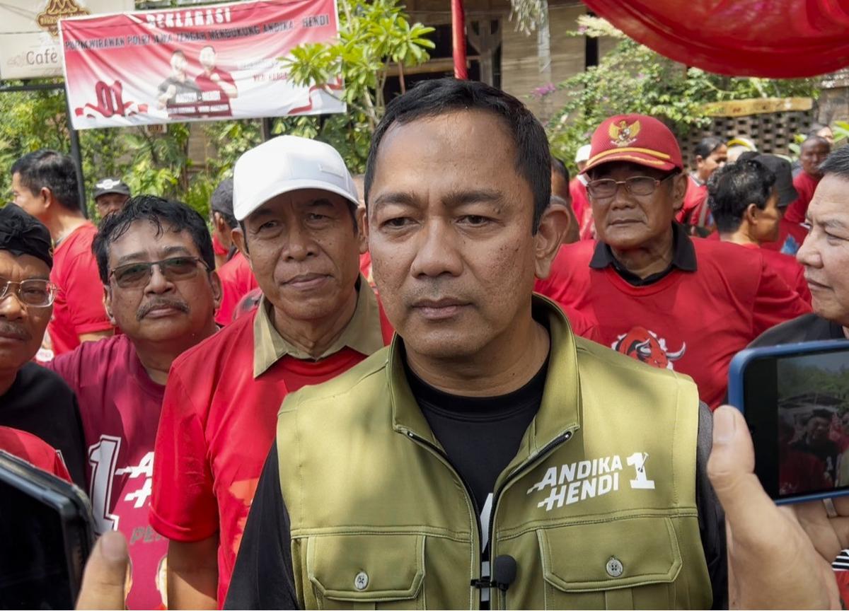 Purnawirawan Polri di Jateng deklarasi mendukung pasangan Andika- Hendi