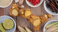 Lengkuas sebagai bumbu khas Indonesia (Credit:Freeepik)