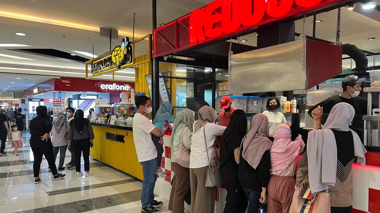 Gerai Kuliner di Mal