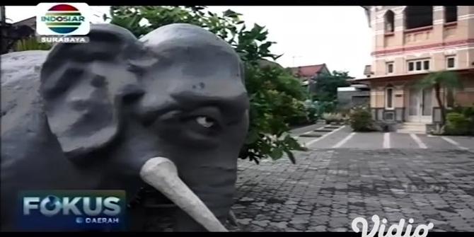 VIDEO: Landmark Patung Gajah Mungkur di Gresik Jadi Polemik