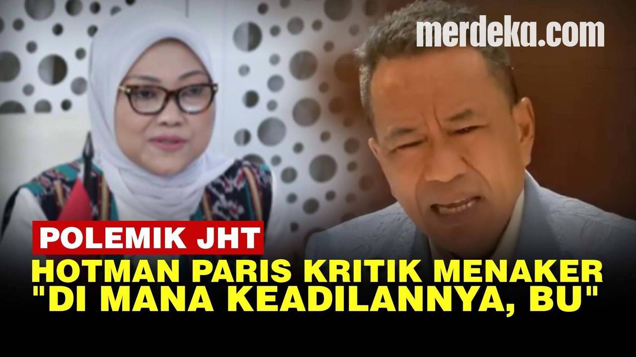 VIDEO: Hotman Paris Kritik Keras Menaker Ida Fauziyah Soal JHT Cair Umur 56 Tahun