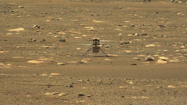 FOTO: NASA Sukses Terbangkan Helikopter Ingenuity di Mars