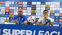 Pemain anyar Persib Bandung, Eliano Reijnders dalam konferensi eprs usai menang tipis 1-0 atas Persebaya Surabaya pada pekan kelima BRI Super League 2025/2026, Jumat (12/9/2025) di Stadion GBLA, Kota Bandung. (Bola.com/Erwin Snaz)