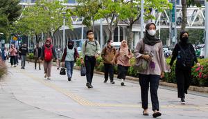 Pemerintah menetapkan UMP 2024 sesuai formulasi dalam Peraturan Pemerintah (PP) 51 Tahun 2023. (Liputan6.com/Herman Zakharia)