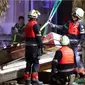 Empat orang tewas dan 16 lainnya luka-luka setelah sebuah bangunan dua lantai runtuh di pulau Majorca, Spanyol (AFP).