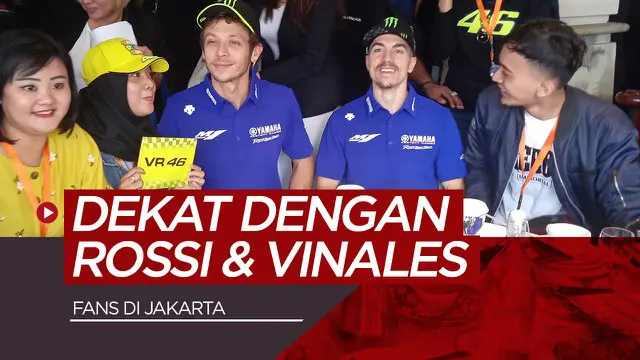 VIDEO: Fans di Jakarta Rasakan Duduk Satu Meja dengan Rossi dan Vinales