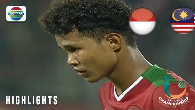 Berita video momen gol penalti penyerang Timnas Indonesia U-16, Bagus Kahfi, saat menghadapi Malaysia pada semifinal Piala AFF U-16 2018, Kamis (9/8/2018)