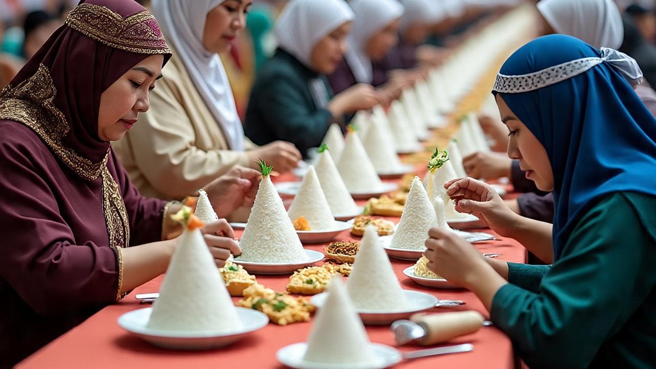 Ilustrasi Lomba Tumpeng