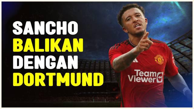 Berita video rumor transfer Jadon Sancho yang tidak mendaptakan menit bermain di Manchester United, dan tertarik untuk kembali ke Borussia Dortmund.