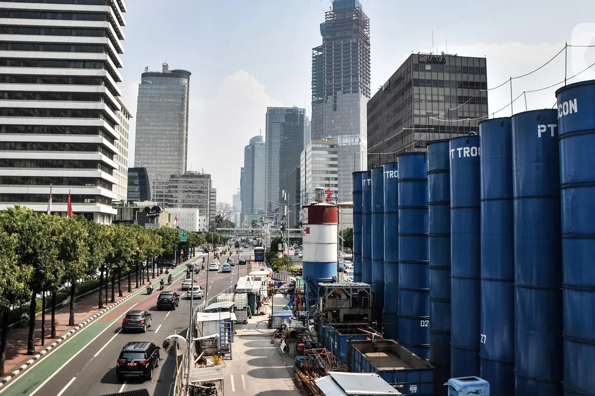 FOTO: Memantau Progres Pembangunan MRT Fase 2A