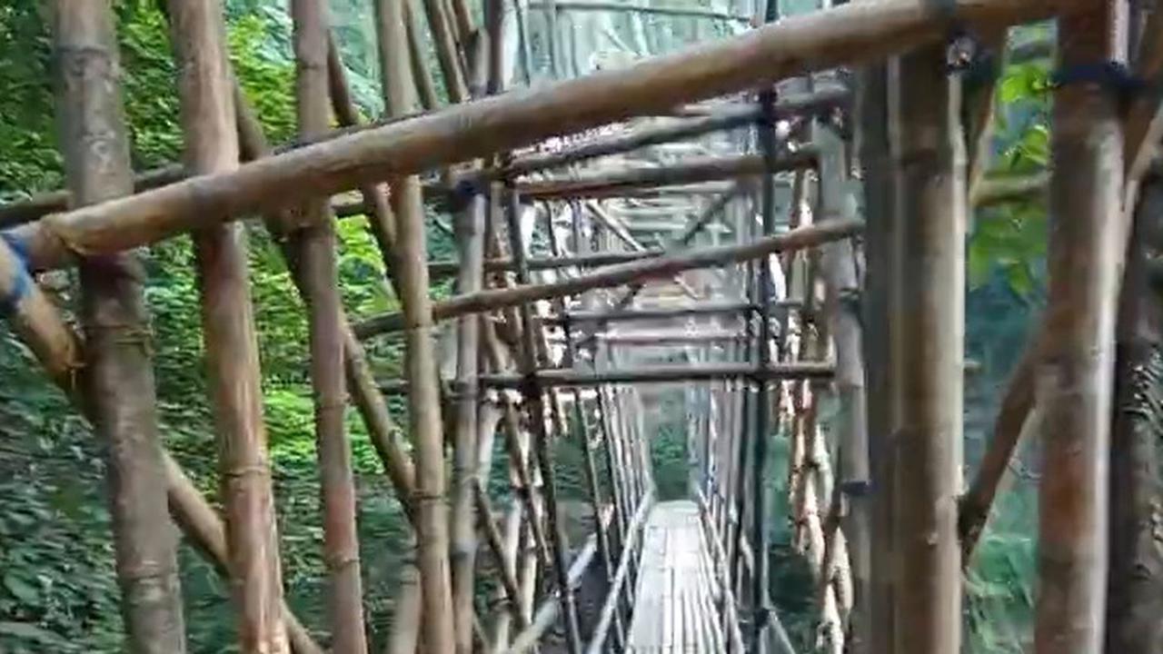 Suasana pagi di Kampung Baduy