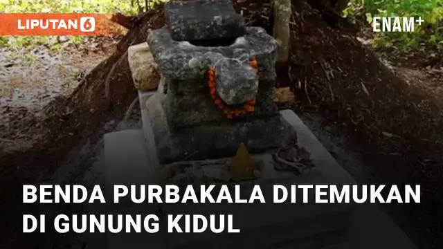 Sebuah benda purbakala ditemukan di Kapanewon Ponjong, Gunung Kidul