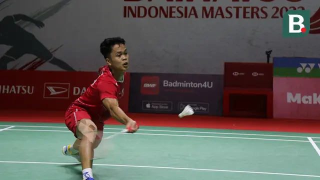 Foto: Kebangkitan Ginting, Indonesia Loloskan 1 Tunggal Putra, 2 Ganda Putra dan 1 Ganda Putri ke Semifinal Daihatsu Indonesia Masters 2022