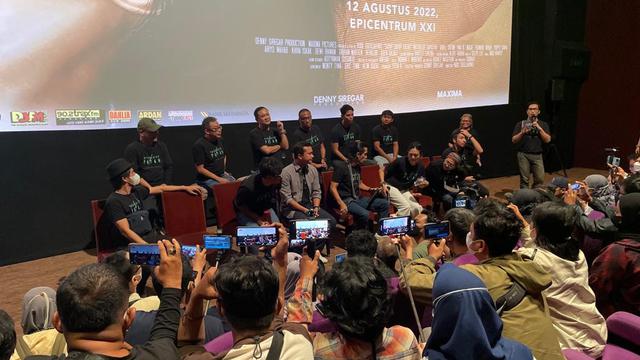 Konferensi Pers Gala Premiere Film Sayap-Sayap Patah, di Epicentrum XXI, Jakarta Selatan, Jumat (12/8). Foto: Istimewa