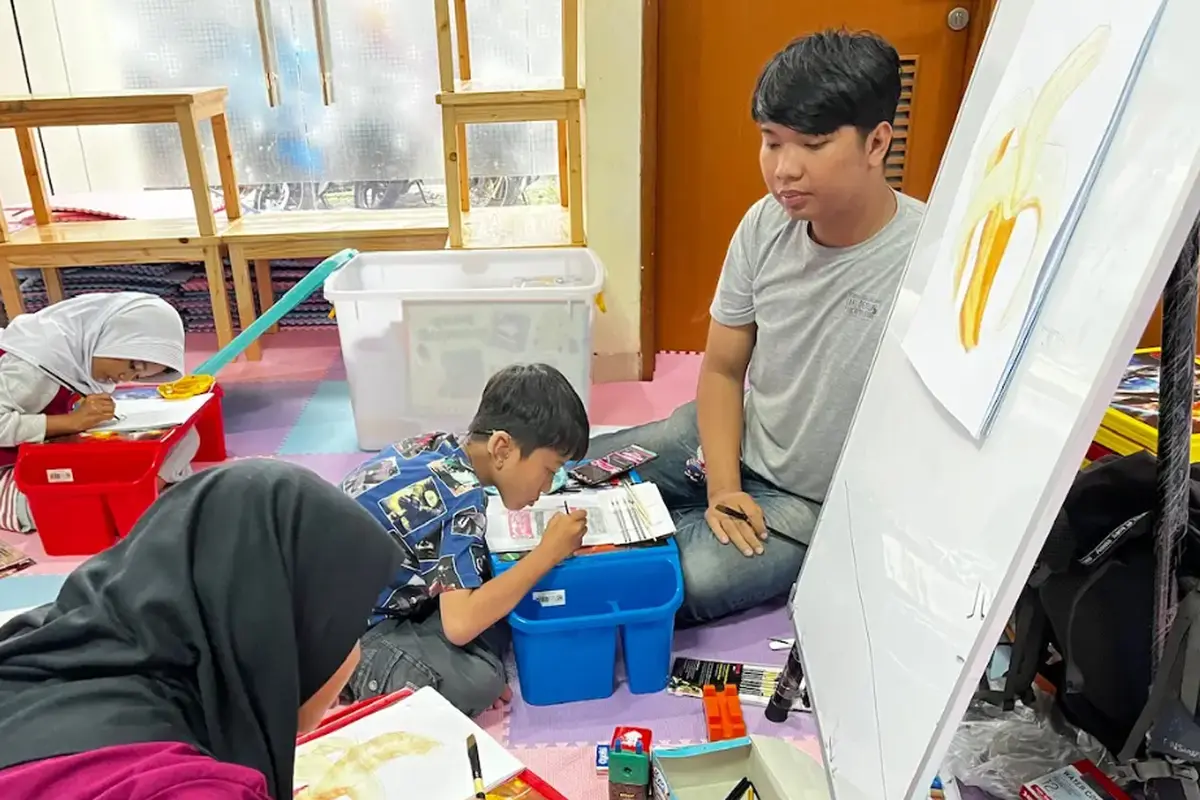Rumah Kreatif Anak Istimewa, Program Pemkot Depok yang Ajak Anak Disabilitas Berkreasi Lewat Gambar