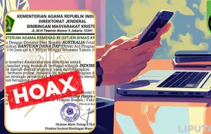 Kemenag: Waspadai Hoaks Bantuan Dana untuk Umat Kristiani di Medsos