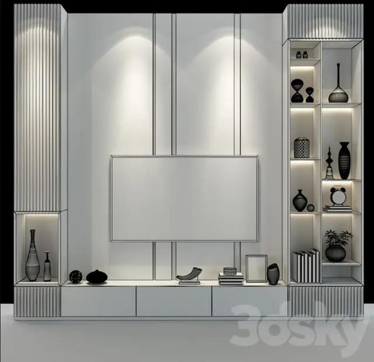 5 Model Rak TV Minimalis, Cocok untuk Sekat Ruangan di Rumah Mungil