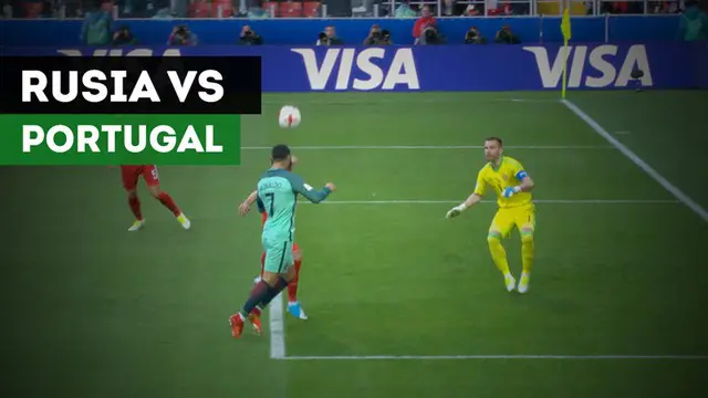 VIDEO: Portugal Taklukkan Rusia dengan Gol Mudah Cristiano Ronaldo