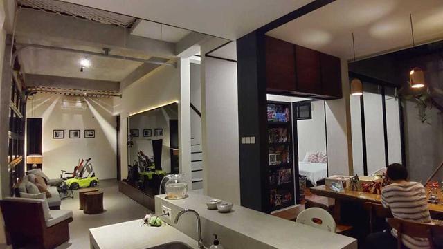 Rumah Industrial Modern Super Keren yang Memanfaatkan Material Daur Ulang