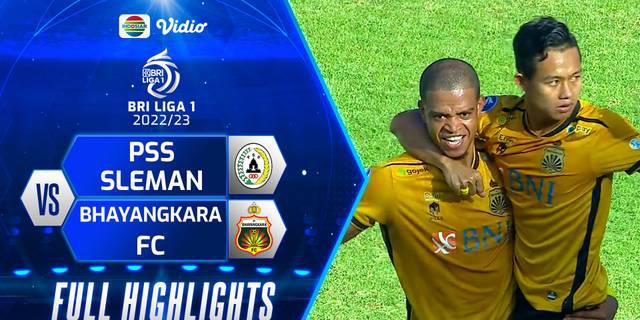 VIDEO: Highlights BRI Liga 1, Bhayangkara FC Kalahkan PSS Sleman 1-0