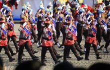 Barisan Polisi Cilik saat Beraksi di HUT Bhayangkara ke-79