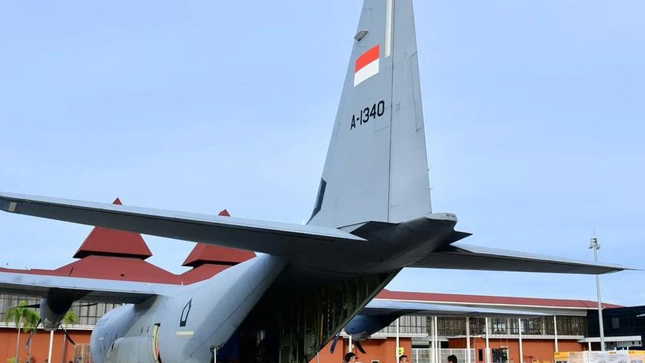 Pesawat Bantuan ke Daerah Bencana