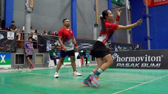 Turnamen Bulutangkis Unik Luvminton 25 Diikuti 50 Pasangan